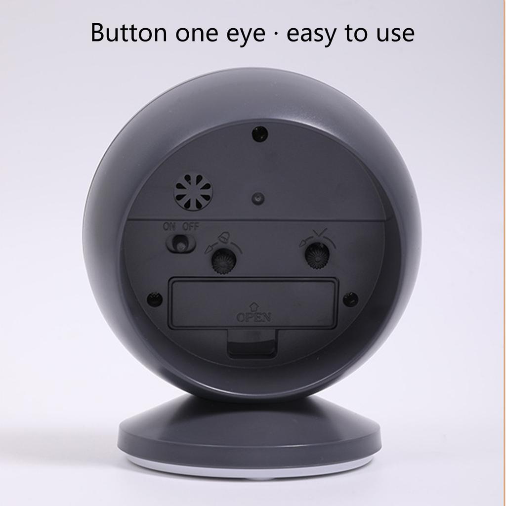 Leiser Wecker für Kinder mit arabischen Ziffern Modern Minimalistisch Batteriebetrieben Tischuhr für Studentengeschenk