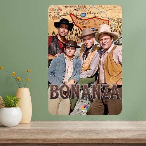 Bonanza Classic TV Show Metal Poster Sign 20x30cm（7.8x11.8inch）