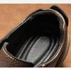 Men Plus Size Retro British Style PU Leather Shoes Ankle Comfortable Foot Feel Casual Shoe Wear-resistant Outsole Walking Shoes