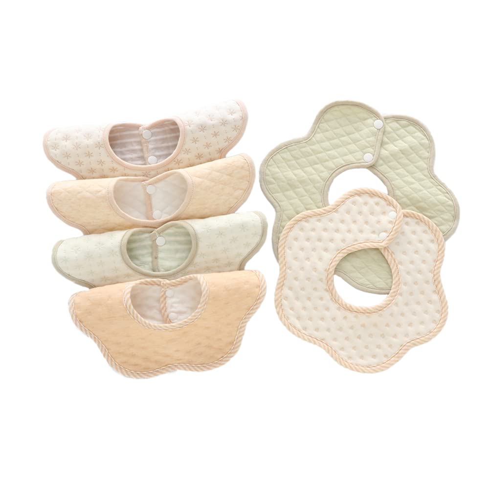 Baby Calm Petal for Feeding [Elf-feer] Bib, Cotton, 360cm, Waterproof, Plain, Design, Shape,