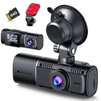 LAMTTO Dashcam, Kleine Dashcam, Integriert vorne und im Auto, Kleine Dash