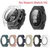 Case for Xiaomi Watch H1 Full Coverage Bumper PC Hard Case Cover With Tempered Glass Screen Protector for Mi Watch H1 Accessorie