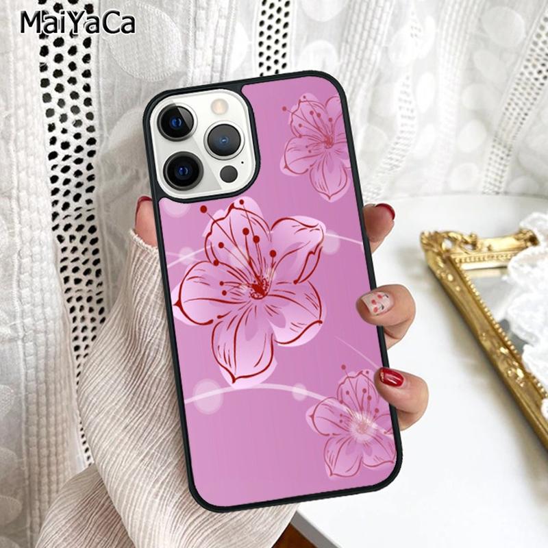 Butterflies Hibiscus Flowers Phone Case Cover For iPhone 17 Air 16 16e 15 plus 11 12 13 14 pro max shell coque