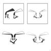 2 Pieces Motorcycle Rearview Mirrors, Rear View Mirror, with LED Turn Signal, Easy to Install,