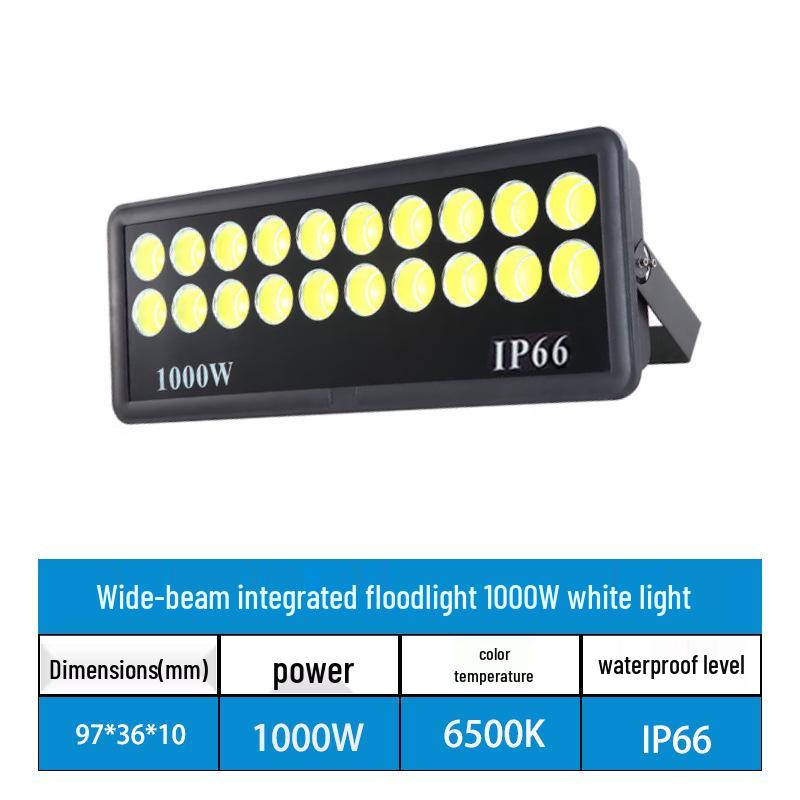 High-Power Outdoor COB LED Floodlight for Sports Courts and Billboards