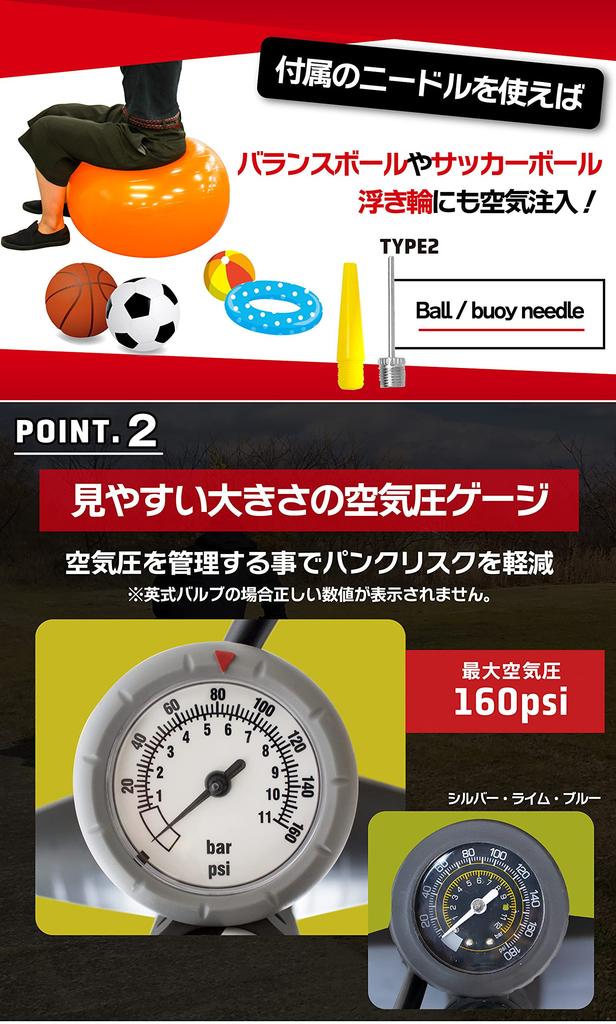 with all GORIX Bicycle Pump with Gauge with and British [Compatible valves] [Compatible American, French, Valves] (Matte Black) GX-33P