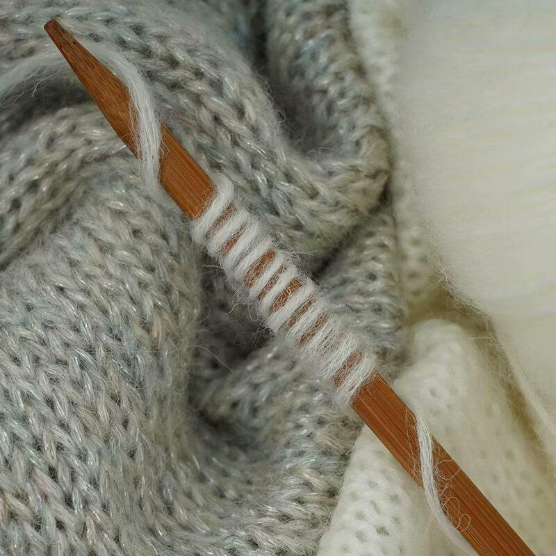 New Glitter Mohair Yarn for DIY Scarves and Baby Items