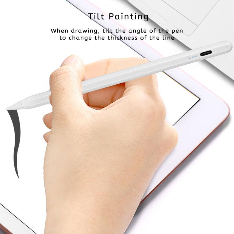 High Precision Tip Active Touch Palm Rejection Smart Stylus Pen for Apple Ipad USB-C Stylus Pen