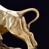 Bull Statue Sculpture-Collectable Table Decor-Cattle Figurine for Office Home Decoration