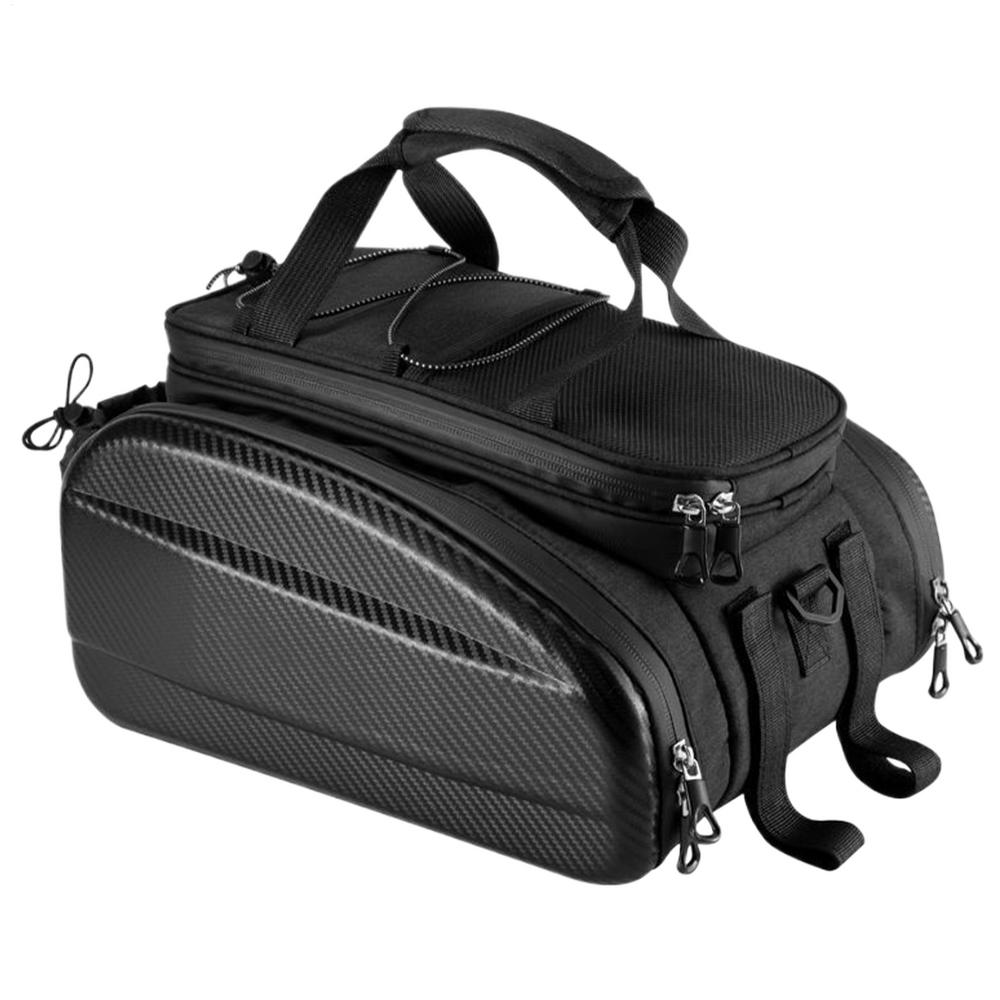 задняя сумка для велосипеда Велосипедная сумка-багажник большая вместимость Велосипедный багажник Велосипедная сумка для груза Сумка-багажник для велосипеда Сумка для хранения для велоспорта чёрный