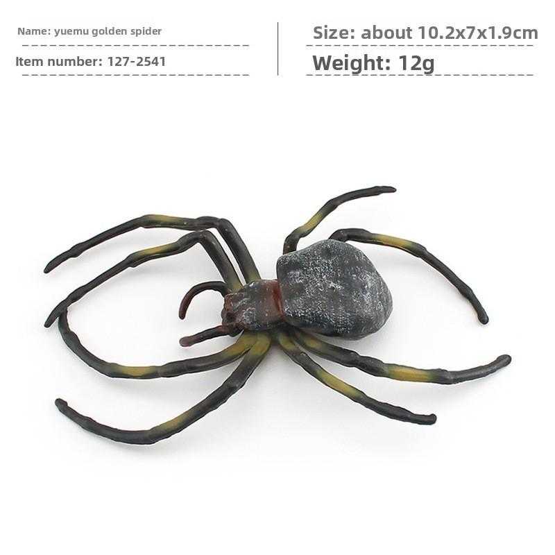 Spider Model Set With Plastic Material For Home Decor And Gift For Nature Lovers