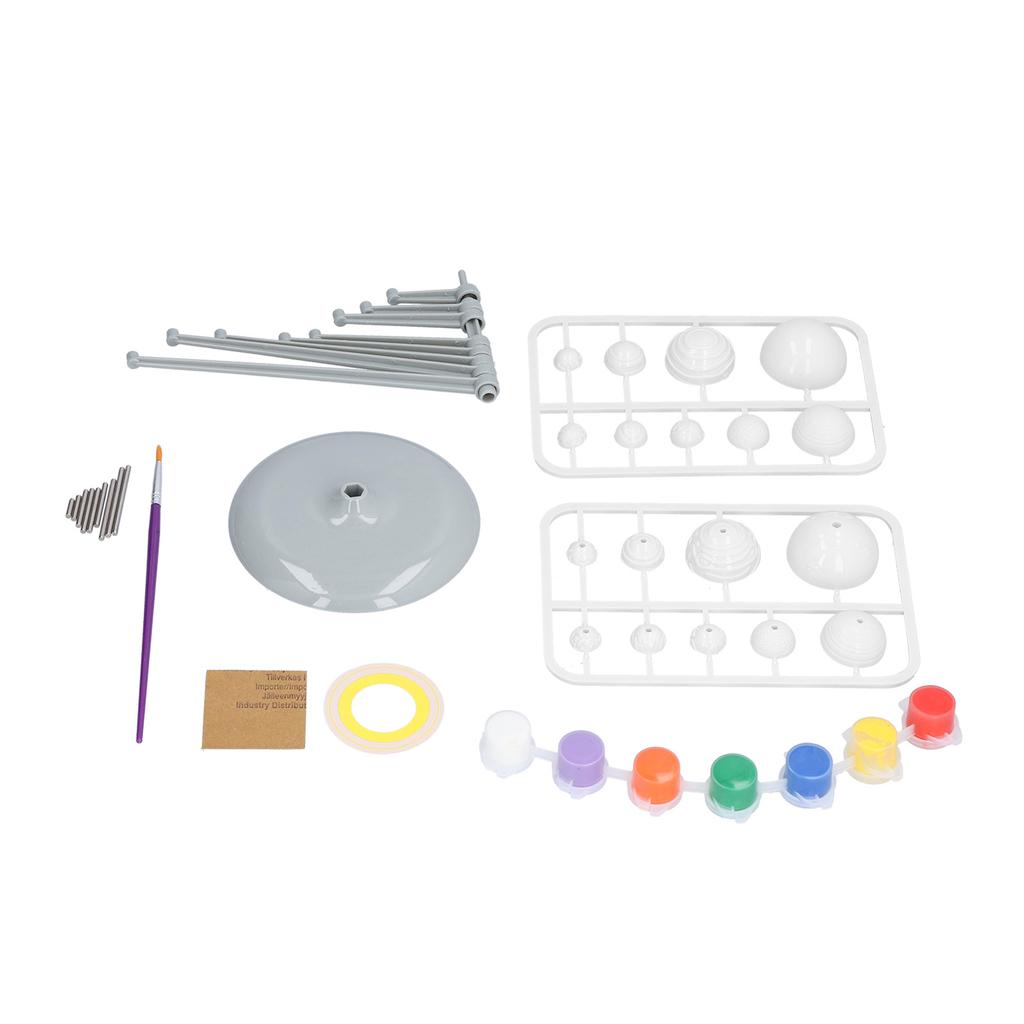 Solar System Model Kit DIY Nine Planets Solar System Ornaments for Kids Educational Gift