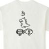 Vans X Hirono Cartoon Anime Brand Logo Print Round Neck Short Sleeve T-Shirt Unisex T-Shirt Off-White VN000K9UFS8