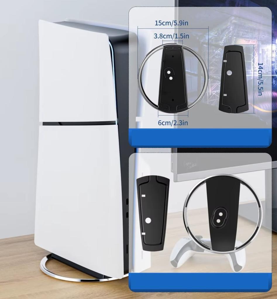 Support Support vertical avec cache pour PlayStation 5 PS5 FAT / Slim / Pro