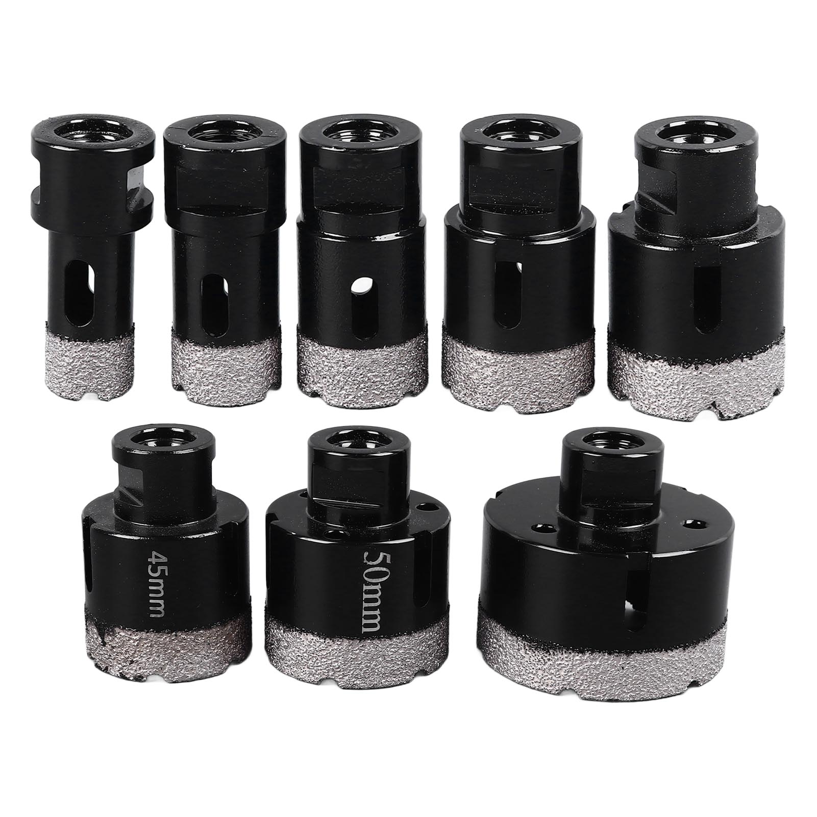 

8шт M14 набор кольцевых пил с алмазным напылением открывалка для пайки отверстий для мрамора, стекла, кирпича, камня