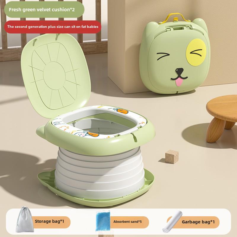 

Портативный детский дорожный туалет: Складной горшок для кемпинга и чрезвычайных ситуаций