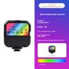 Portable RGB Photography Light: Cold/Warm Square Soft Light for Outdoor Live Broadcasts