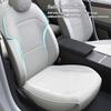 AABLU1 For Tesla Car Cushion Nappa Leather Breathable Non-slip Car Seat High Rebound Pad Seat Cushion Four Seasons Universal Auto Seat