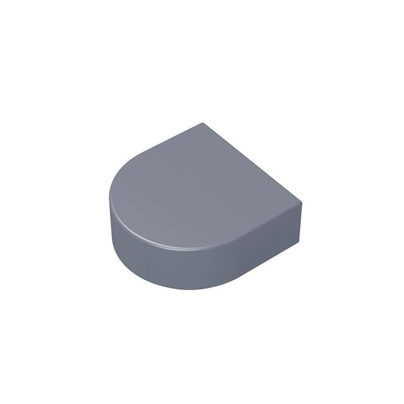 10PCS 24246 Tile Round 1x1 Half Circle Block Moc Compatible with Brick DIY Children's Toy Assembly Part