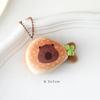 Creative Soft Stuffed Burger Animal Capybara Plush Doll Key Chain Toy Cartoon Bag Car Pendant Toast Keyring