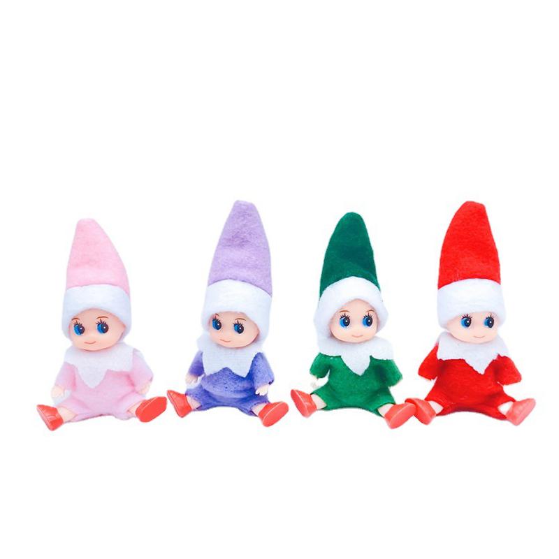 Creative Baby Elf Dolls Oranments Veselé vánoční dekorace pro domácí novoroční dárek
