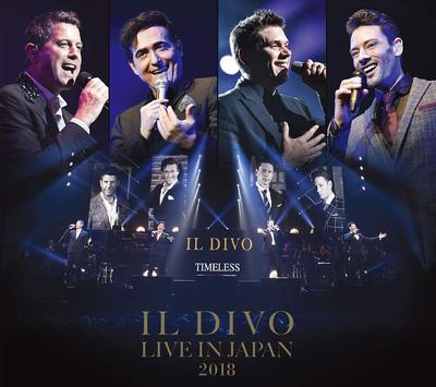 CD IL DIVO - Naživo v Budokane 2018 (Prvé vydanie L SICX300768 Sony Records V roku 2019 Japonsko ObiPop Použité