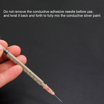 0.2/0.3/0.5/0.7/1.0ML Conductive Adhesive Glue Low Resistance Quick-drying Conduction Paste Silver Paint PCB Flex Cable