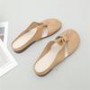 Women Flat Shoes Soft Sole Slip On Casual Open Back Loafers Large Size Comfortable Walking Shoes for Everyday Use