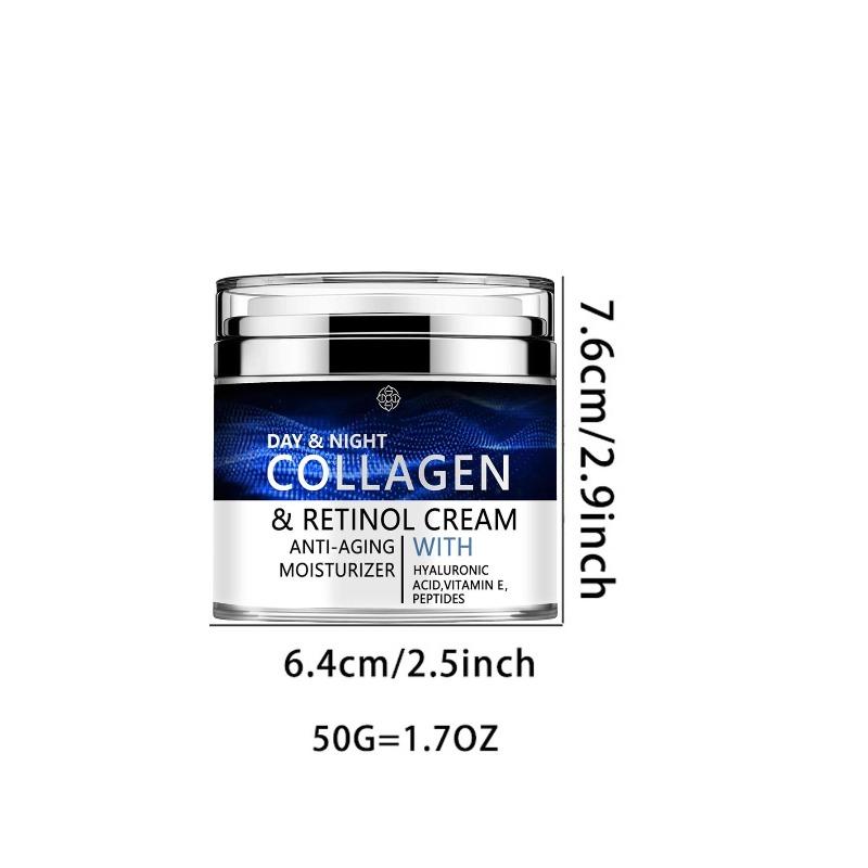 Collagène et rétinol, crème anti-rides pour le visage, hydratant anti-âge