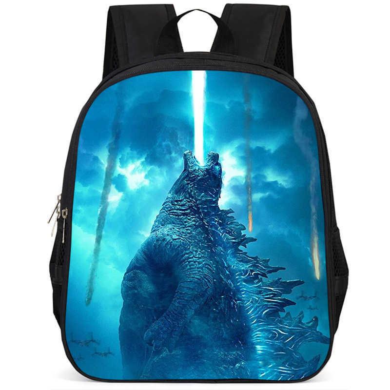 Stilingas Godzilla 15 colių didelės talpos lengvas mokyklos kuprinė vaikams