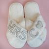 Women's Plush Velvet Furry Wedding Indoor Slippers