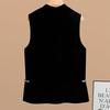 Siboshe Women's New Chinese Style Frog Button Vest
