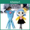 Entzückendes Coraline Tintenfisch Plüschtier aus weichem Kristallstoff für Fans des Films