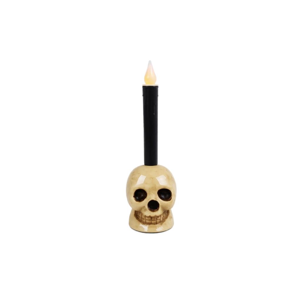 Halloween Ghost Candle Holder Resin Decorative Candle Stand Halloween Tabletop Decoration Halloween Party Prop