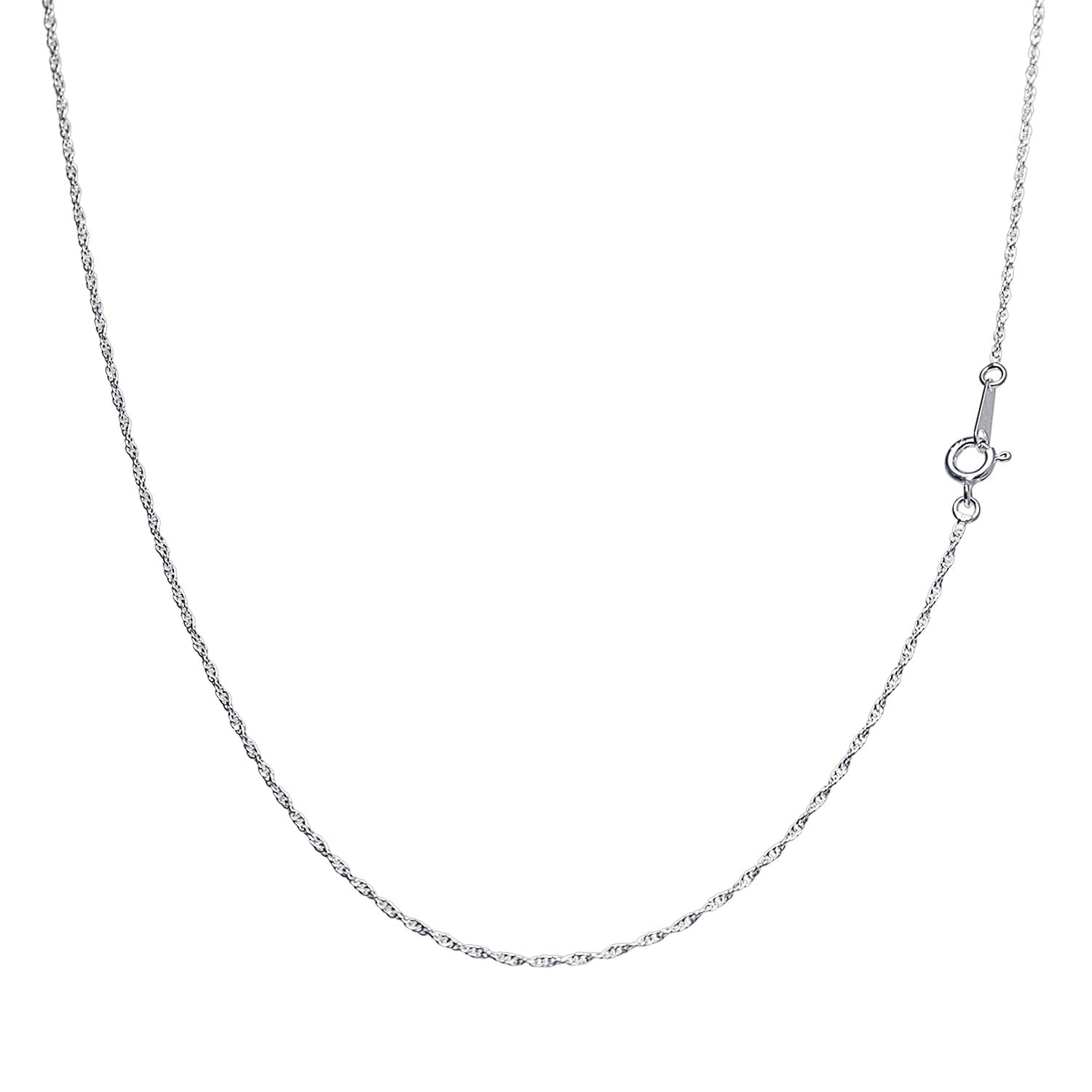 [Sears] Sterling Silver 925 Rope Chain, 1.3mm width, 45cm, sr25-45