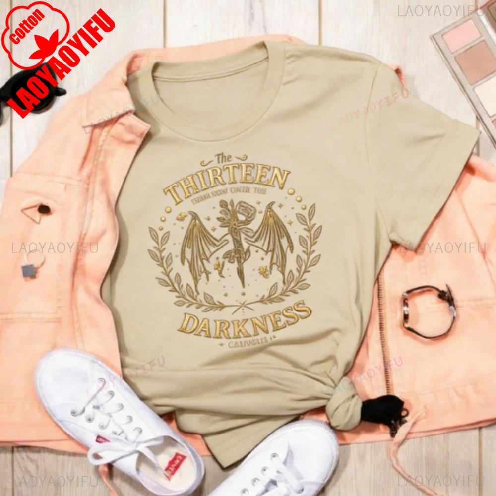 Retro The Thirteen Throne Of Glass Shirt From Darkness Claim Us Tshirt Bookish Gift Unisex Unisex Tees Streetwear New Style