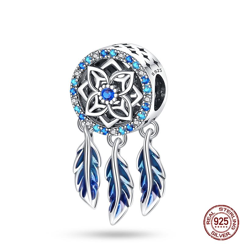 Fashion Copper Colorful Dreamcatcher Charms Beads Fit Qikaola Original Bracelets Exquisite Diy Jewelry Gifts