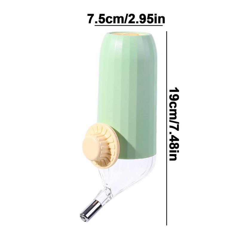 Small Animal Water Bottle Hamster Accessories Automatic Anti-Splash Water Bottle No Drip 700ml For Glass Tank Cages Crates