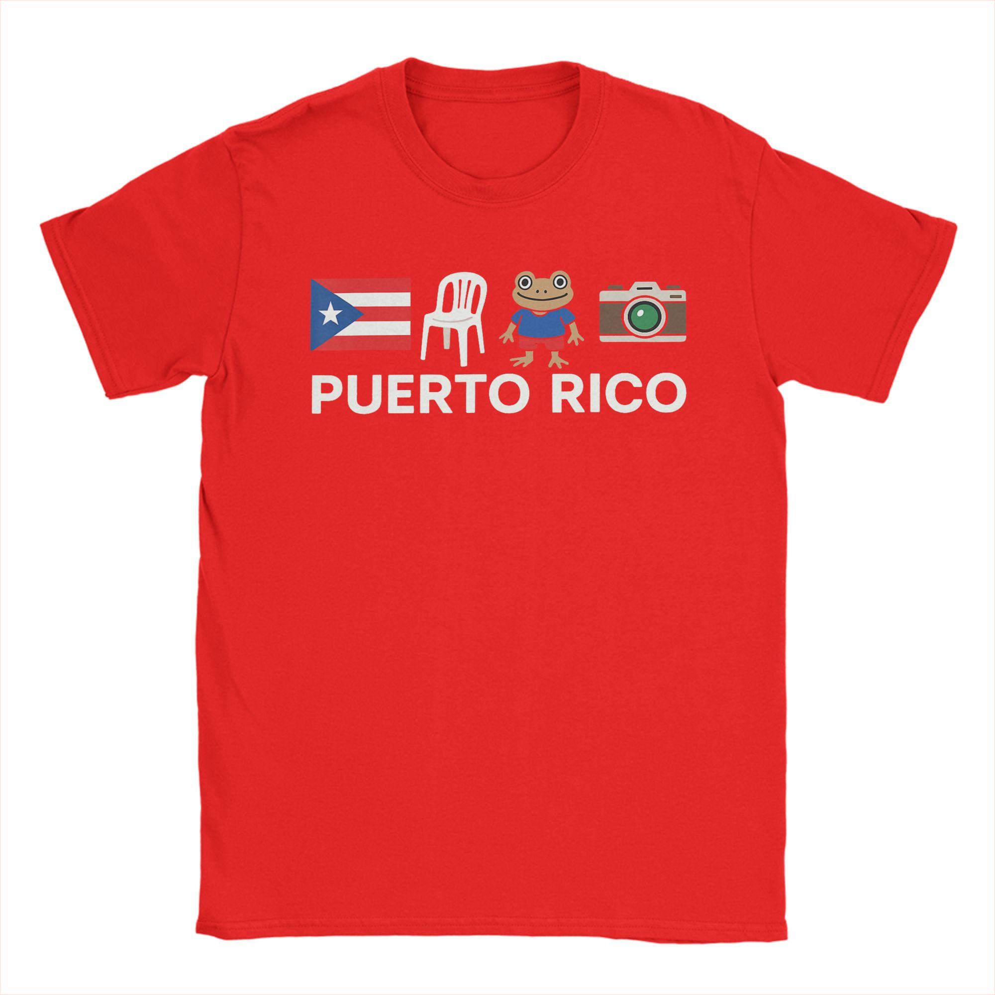 

Bad Bunny Puerto Rico Coqui Frog Boricua Puerto Rican Flag Taino Cotton T Shirt For Mens T Shirts Tees Oversized Clothes S