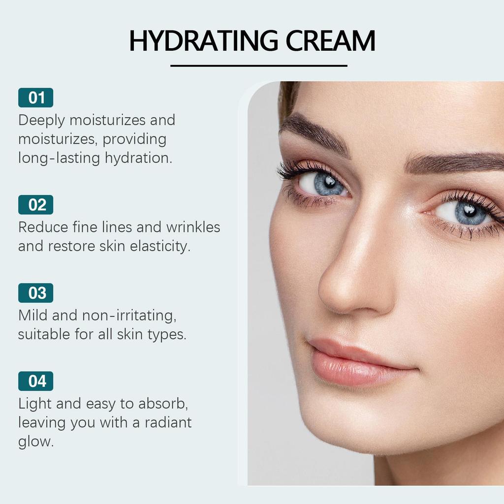 Hoygi Facial Care Cream 50g Deep Hydration, Repair and Soothe Skin, Lightweight, Non-Greasy, Long-Lasting Moisturizing Cream