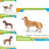 Golden Retriever Pvc Figure For Children Decorative Animal Miniature Gift