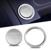 MLqkpwy Engine Button Cover Car Engine Start Button Cover Aluminum
