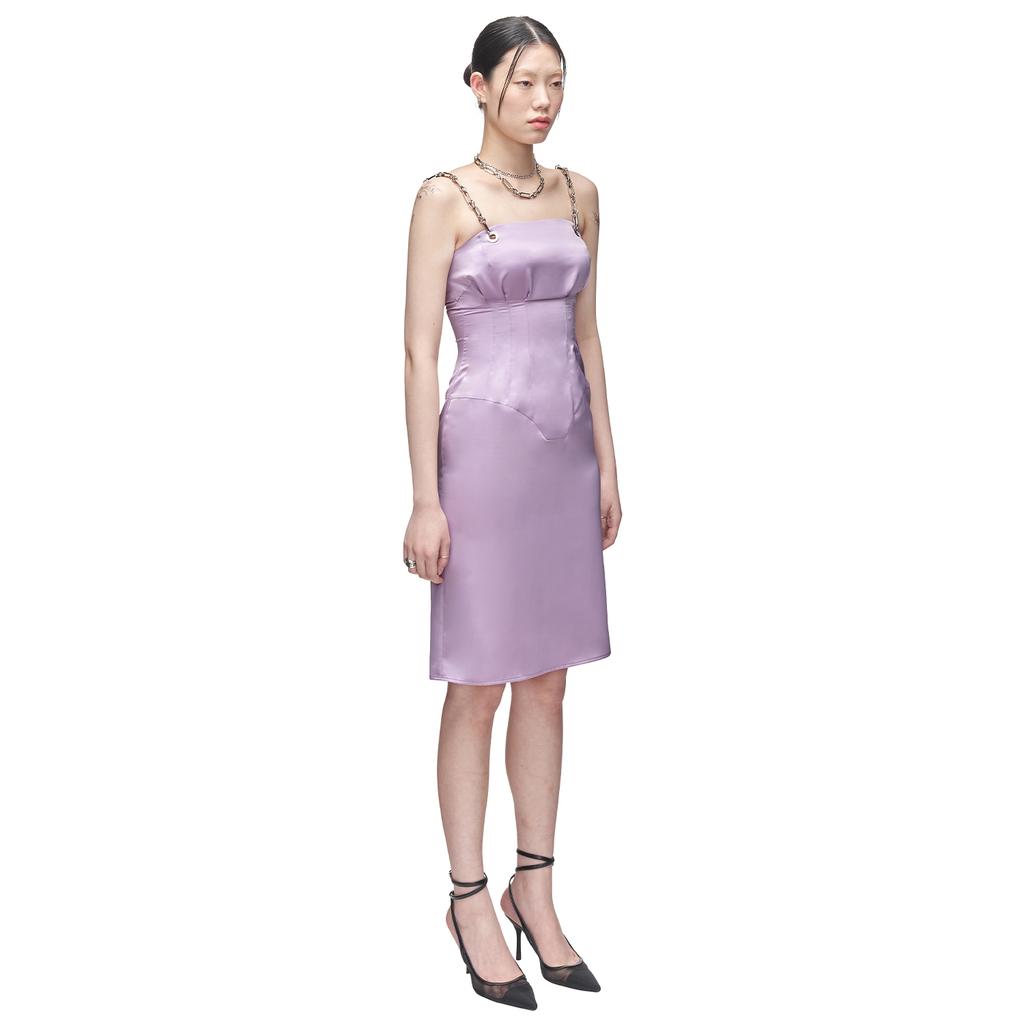 Kimjisu Marble Tailored Dress _ Lilac