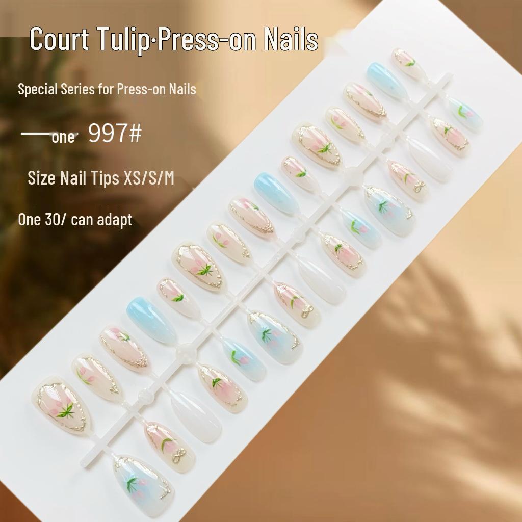 

Вдохновленный китайским стилем бамбуковый кошачий глаз, нейл-арт тушью – Высококачественные накладные ногти