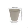 2 Stück Blumen Eimer Töpfe Stifthalter Outdoor Topf Make-up Pinsel Behälter für Zuhause Schreibtisch