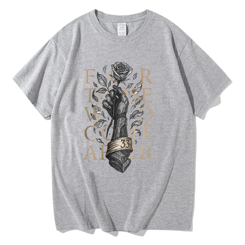 Clair Obscur Expedition 33 Gamer T-Shirt Damen Herren Mode Kurzarm T-Shirt Expedition 33 Lässiges Baumwoll-T-Shirt Retro Grafik Y2K