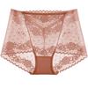 Sexy Women Underwear Lace Mesh Briefs Pure Cotton Crotch Tange Thong Women Lace Panties Underpants