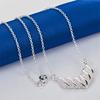 925 Sterling Silver 16-30 Inch Exquisite Geometric Pendant Necklace, Fashionable Wedding Women's Accessories Jewelry