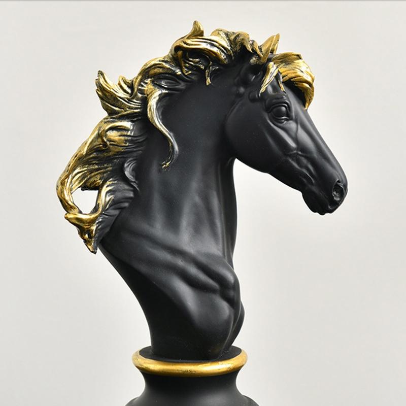 Chess Ornament Collectible Figurine Craft Furnishing for Home House Decorations Desk Table Cabinet Arrangement Gifts