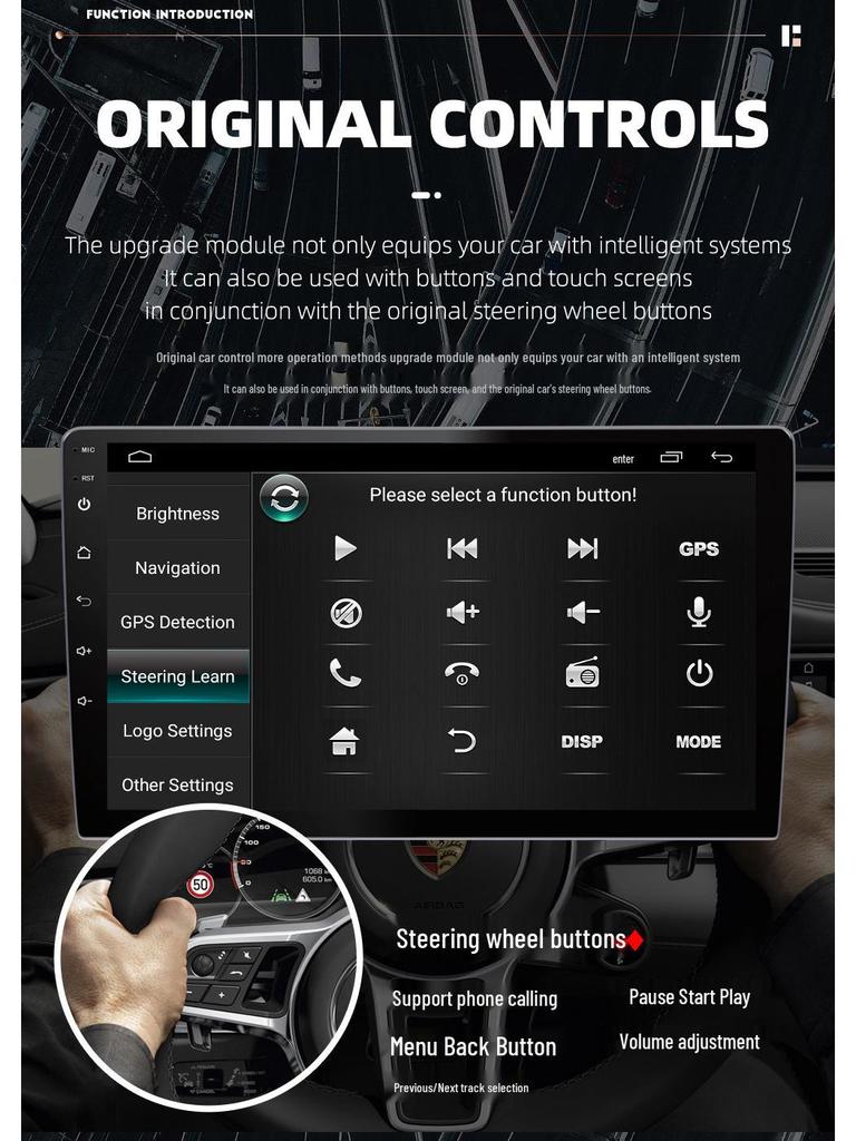 7-inch, 9-inch, 10-inch Android Car Navigation and Reversing System